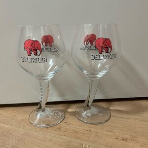 DELIRIUM Beer Pink Elephant .25l Set of 2 Glasses